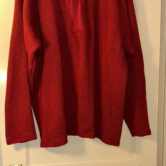 Patagonia Men's XXXL Vibrant Red Zip-Up Sweater - Picture 5 of 12